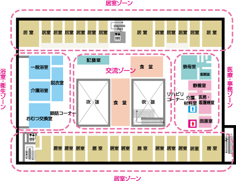 2Fフロアー図